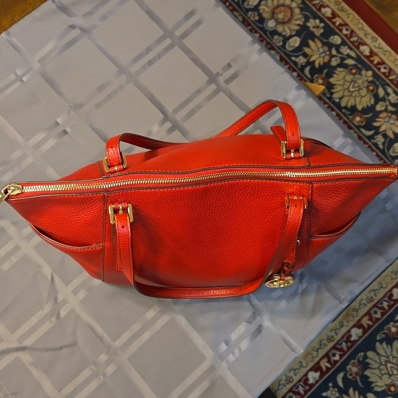 Michael Kors Joan Slouchy Shoulder Bag, Red - Picture 10 of 14